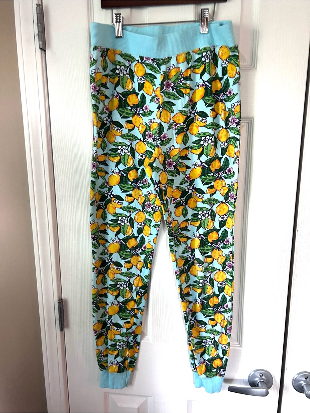 Vera Bradley Lemon Print Pajama Set XS 100% Cotton Two Piece - Picture 4 of 10